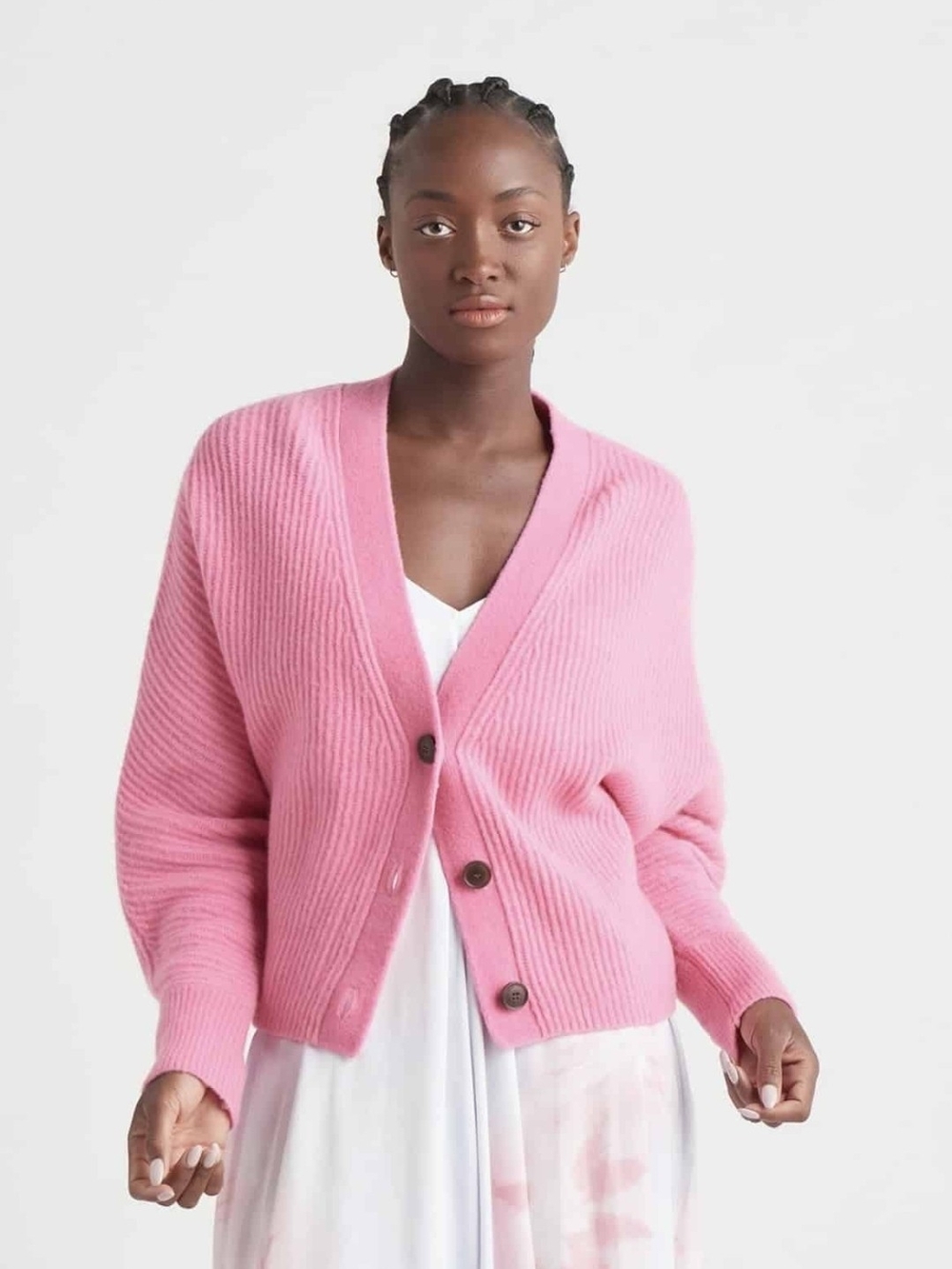 Dex Button Dolman Cardigan